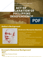 Act of Declaration of Philippine Independence