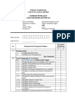 Teknik Kendaraan Ringan lembar penilaian