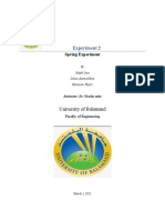 Spring Experiment Finds Period Relates to Length