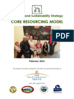 Core Resourcing Model: New England Sustainability Strategy