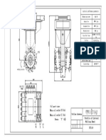 BT110 lateral milling head outline and profile drawing