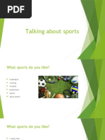 Talking About Sports