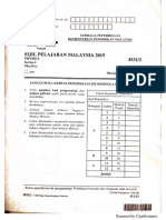 Fizik K2 SPM Sebenar 2019