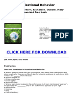 Click Here For Download: (PDF) Organizational Behavior