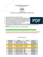 Savitribai Phule Pune University: Instructions For Online Mock Examination Oct/Nov 2020 (Planned April/May 2021)