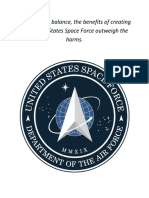 March Space Force Cardfile