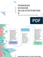 Pemikiran Ekonomi Islam Kontemporer