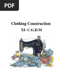 Clothing Construction Book