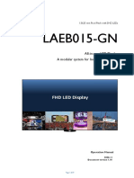 LAEB015-GN: All-In-One LED Display A Modular System For Indoor Applications