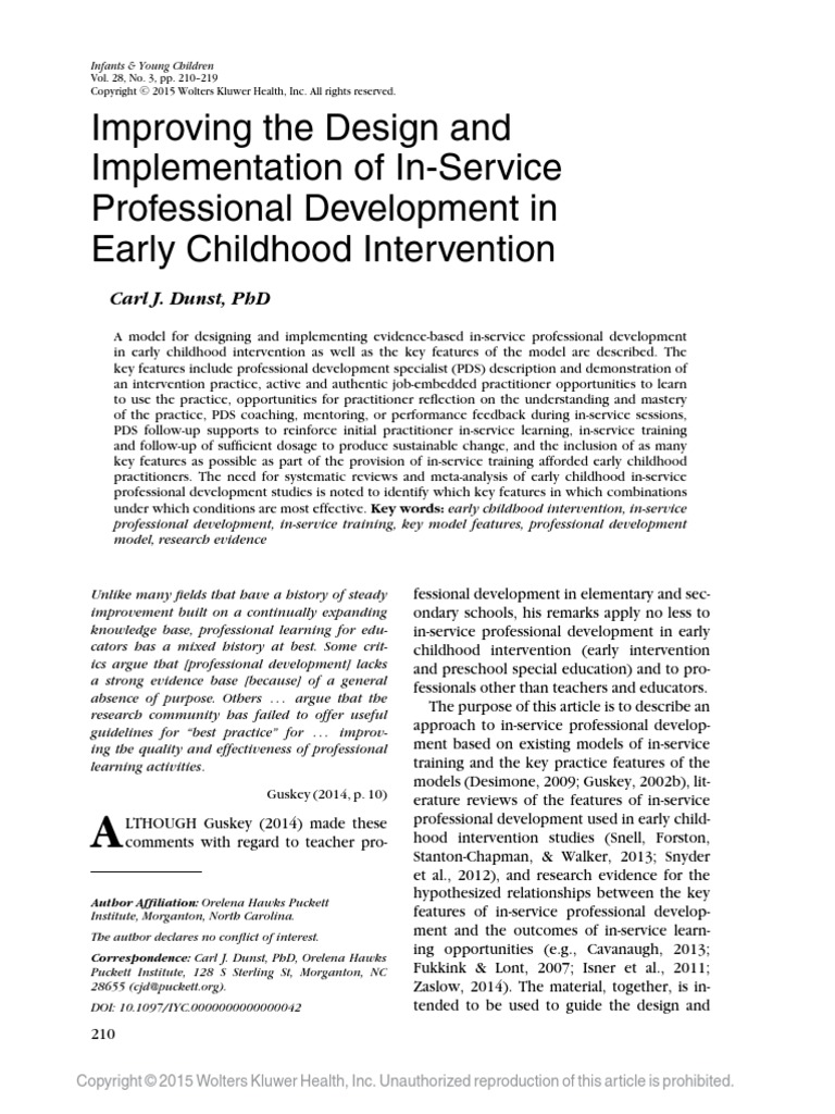 Improving The Design and Implementation Of.2 | PDF | Evidence Based ...