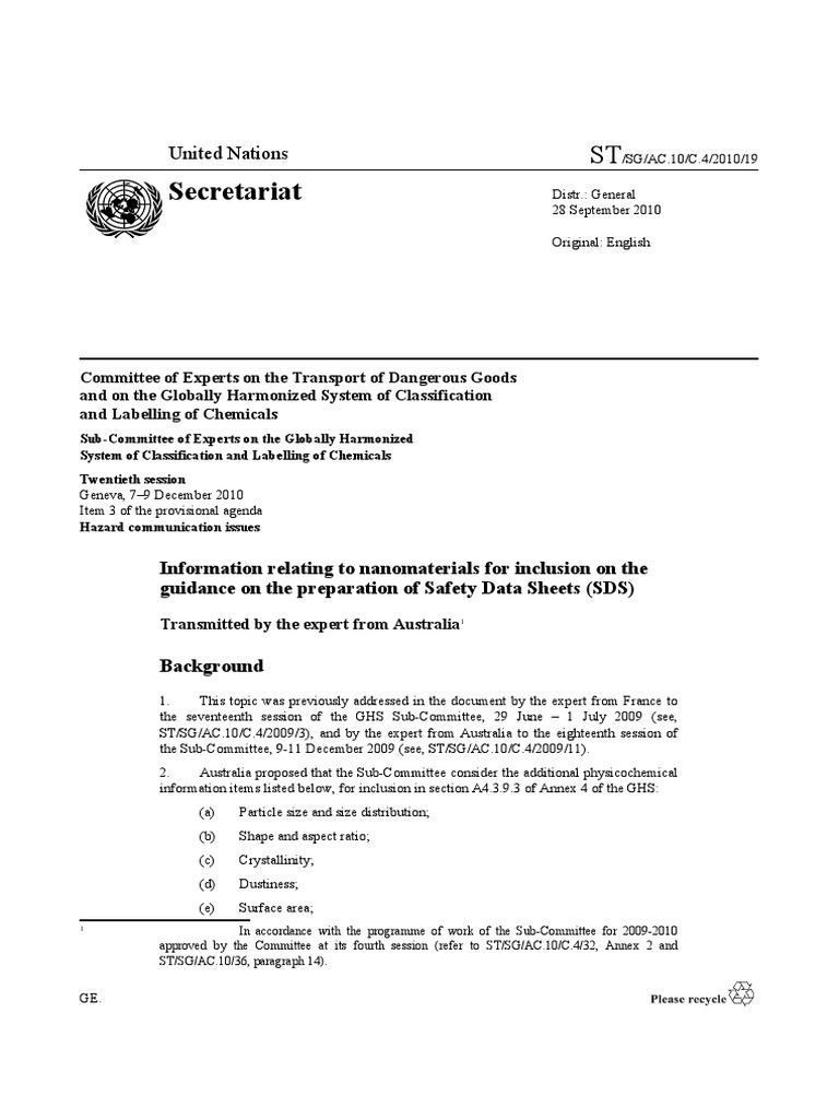 Technical Reference | PDF | Nanomaterials | Analytical Chemistry