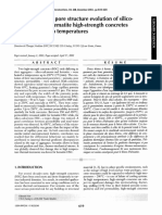 Permeability and Pore Structure Evolution of Silicocalcareous and Hematite High-Strength Concretes