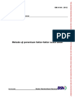 31. Metode Uji Penentuan Faktor-faktor Susut Tanah