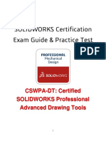 CSWPA-DT: Certified SOLIDWORKS Professional Advanced Drawing Tools