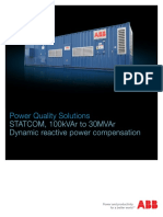 Power Quality Solutions: Statcom, 100kvar To 30mvar Dynamic Reactive Power Compensation