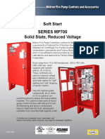 Soft Start Series Mp700 Solid State, Reduced Voltage: Metron Fire Pump Controls and Accessories