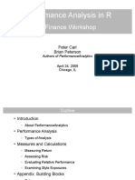 Performance Analysis in R