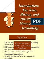 The Role, History and Direction of Management Accounting