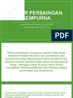 Pasar Persaingan Sempurna