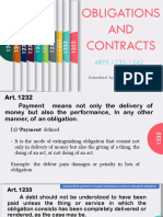 Obligations AND Contracts: ARTS 1232-1242