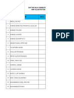 Daftar Nilai Semester 6