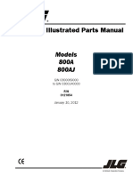Illustrated Parts Manual for 800A and 800AJ Aerial Work Platforms