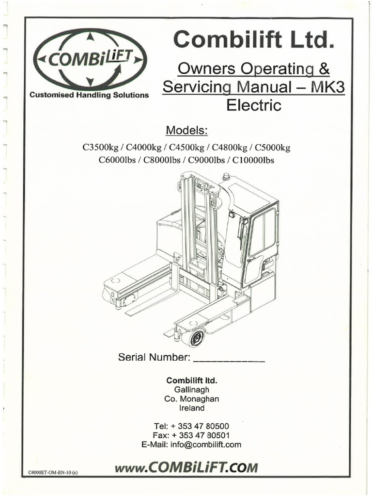 Combilift Service Manual | PDF