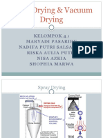 SprayDryingVacuumDrying