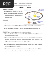 Chapter 7 Rutherford Experiment