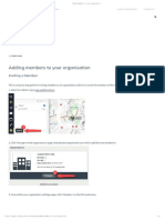 Adding Members To Your Organisation