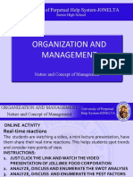 Organization and Management