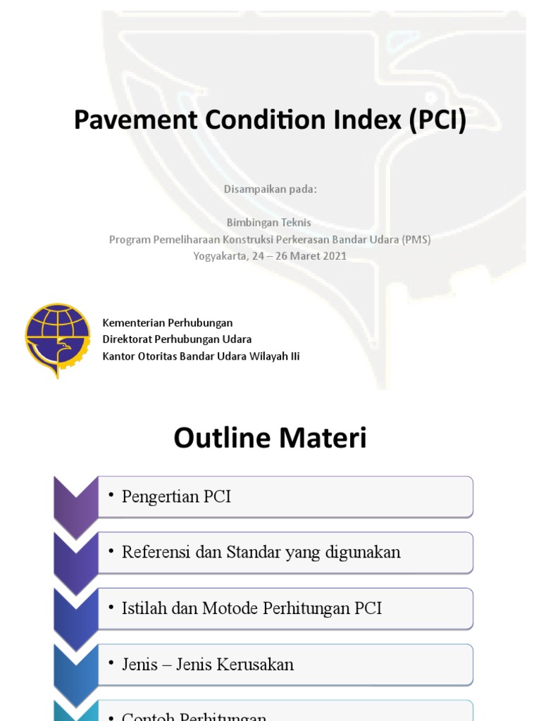 Metode Penilaian PCI Perkerasan Jalan | PDF