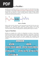 'What Is A Rectifier:-: Types of Rectifiers