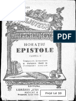 Horatiu, Epistole, Cartea 2 [Tr. Juxtaliniară Și Tr. Liberă de Profesorii Asociați]