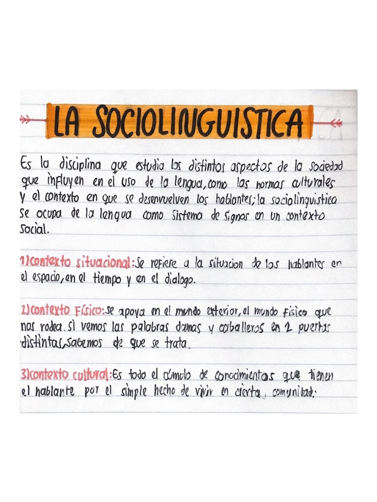La Sociolingüística PDF