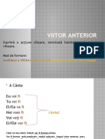 Viitor Anterior: Exprimă o Acțiune Viitoare, Terminată Înaintea Altei Acțiuni Viitoare. Mod de Formare