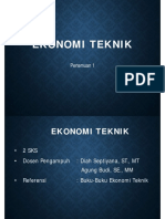 REG - Ekonomi Teknik - Pert 1-2 (Materi 1&2) - Compressed