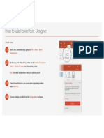 How To Use Powerpoint Designer: File New Blank Presentation