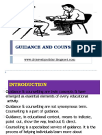 Guidance and Counselling