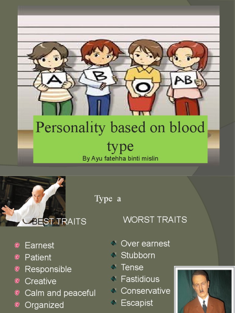 Blood Type Personality Traits Guide | PDF