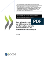 Les Rôles Des Infrastructures de Télécommunication Et D'information Dans Le Développement Du Commerce Électronique