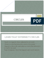 Circles PLANE GEOMETRY