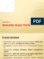 MANAJEMEN RESIKO PROYEK