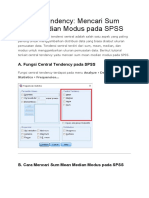 Bag - 2 - 3 - Central Tendency Mencari Sum Mean Median Modus Pada SPSS - 2