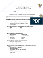 Examen de Subsanación