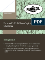 Pennzoil's $3 Billion Capital Challenge Gourp 4