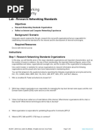 3.4.4 Lab - Research Networking Standards