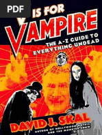 V Is For Vampire | PDF | Vampires
