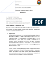 Memorandum de Control Interno