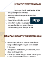 Dampak Positif Dan Negatif Westernisasi